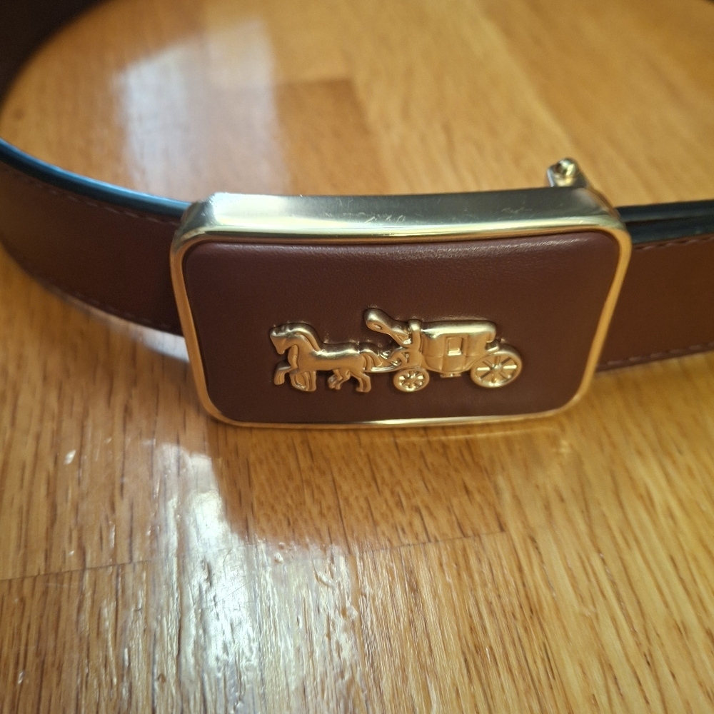 Coach Gracie Plaque Buckle Belt NWOT - Picture 8 of 16